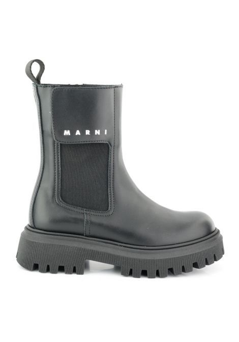 Stivale con logo MARNI KIDS | 838221